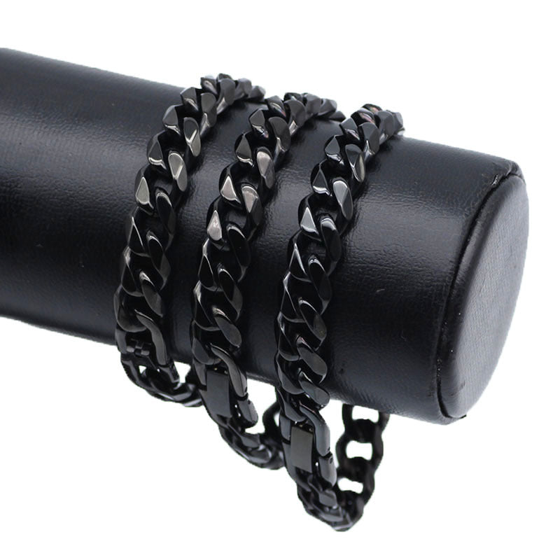 Titanium Buckle Bracelet – Six-Sided Steel Edition