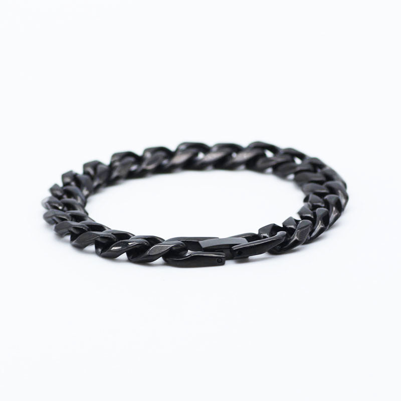 Titanium Buckle Bracelet – Six-Sided Steel Edition