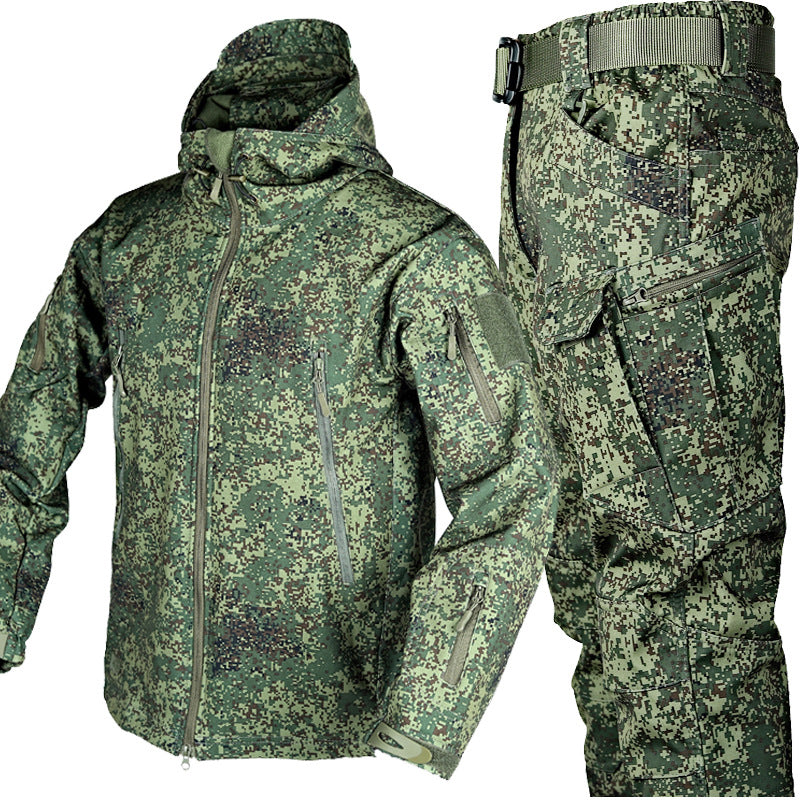 Shark Skin Tactical Jacket – Thermal Camouflage Edition