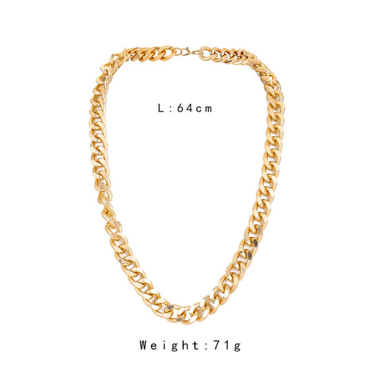 Fashion Simple Rock Hip Hop Temperament Hipster Men's Necklace